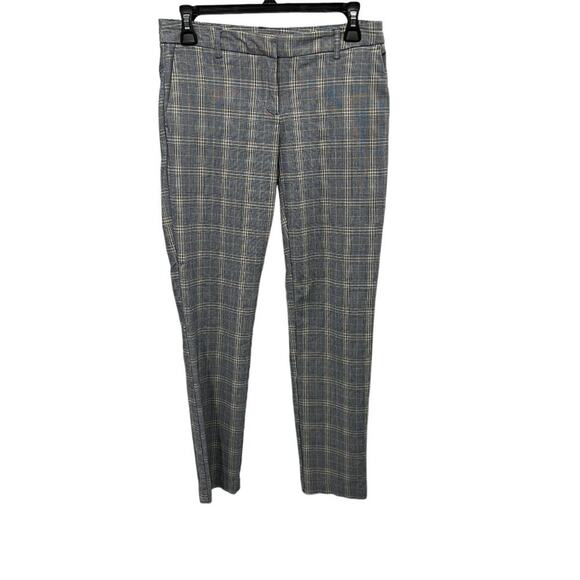 ADRIENNE VITTADINI Plaid Work Pants Sz 4 - Picture 1 of 8